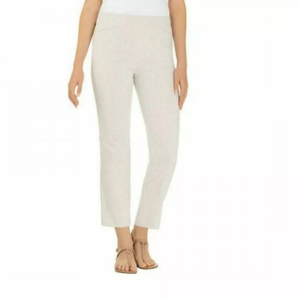 Hilary Radley Built In Tummy Control Ankle Pants NEW